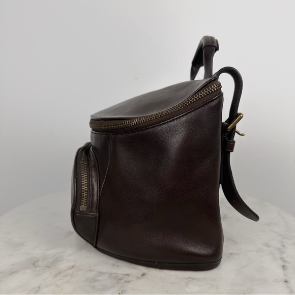 Coach Bleeker Handlebar Bag Rare Brown Leather #F62652 - Picture 7 of 9